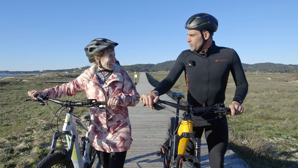 Programa de entrevistas, emitido en TVG, conducido por el ciclista Óscar Pereiro. Cada semana lleva de ruta a un personaje conocido